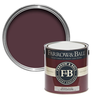 Farrow & Ball 2.5L Exterior Eggshell Brinjal No.222