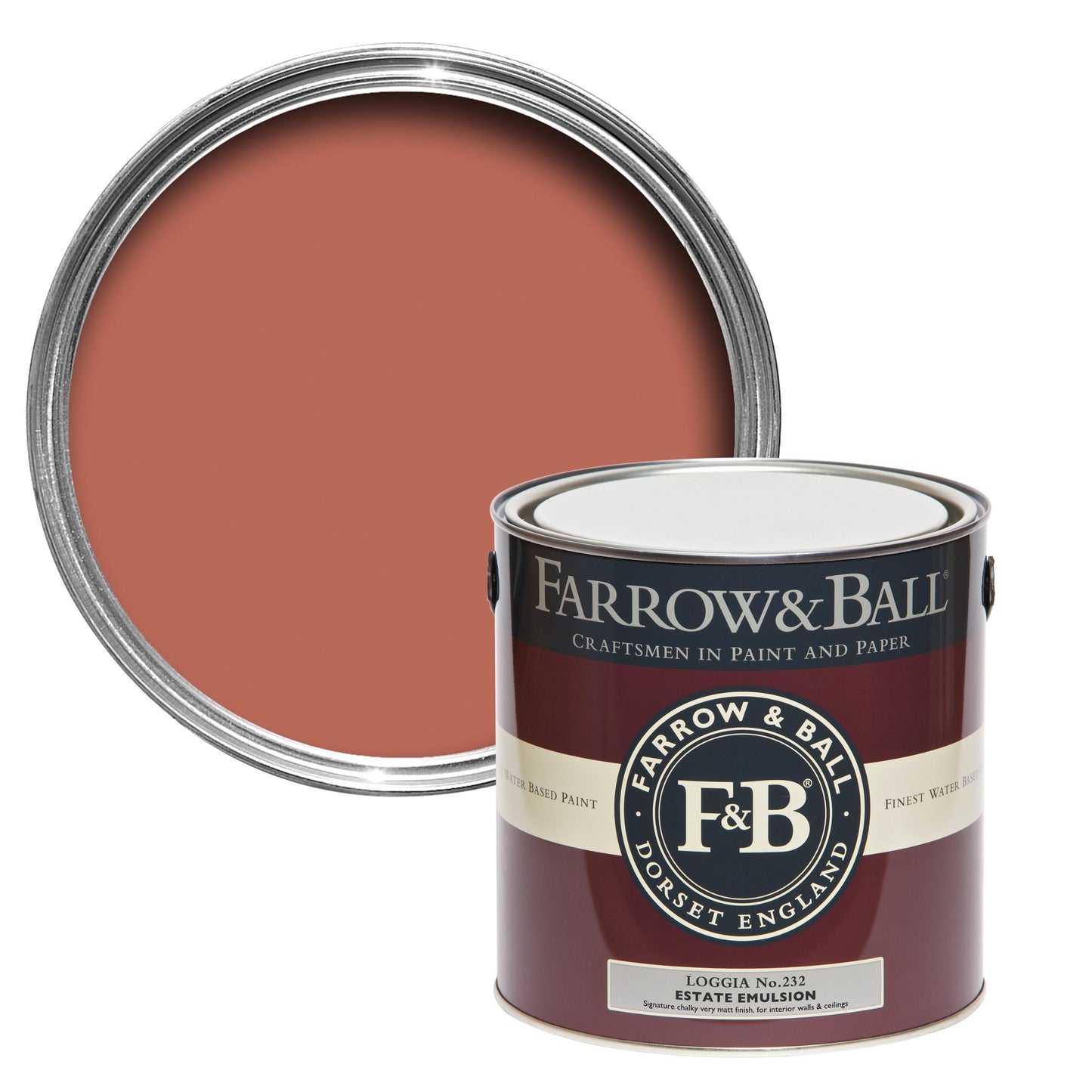 Farrow & Ball 2.5L Modern Eggshell Loggia No.232