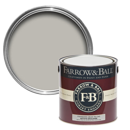 Farrow & Ball 2.5L Modern Eggshell Pavilion Gray No.242
