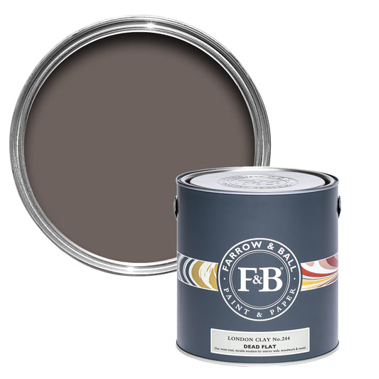 Farrow & Ball Multi Surface 2.5L Dead Flat London Clay No.244