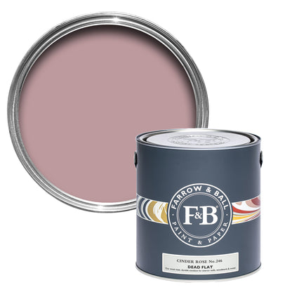 Farrow & Ball Multi Surface 5L Dead Flat Cinder Rose No.246