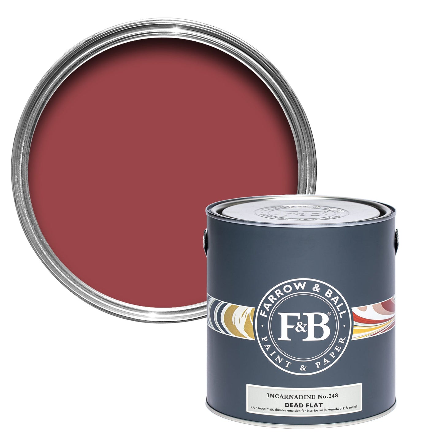 Farrow & Ball Multi Surface 750ml Dead Flat Incarnadine No.248