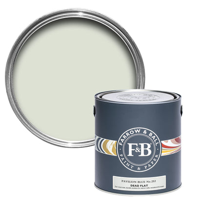 Farrow & Ball Multi Surface 2.5L Dead Flat Pavilion Blue No.252