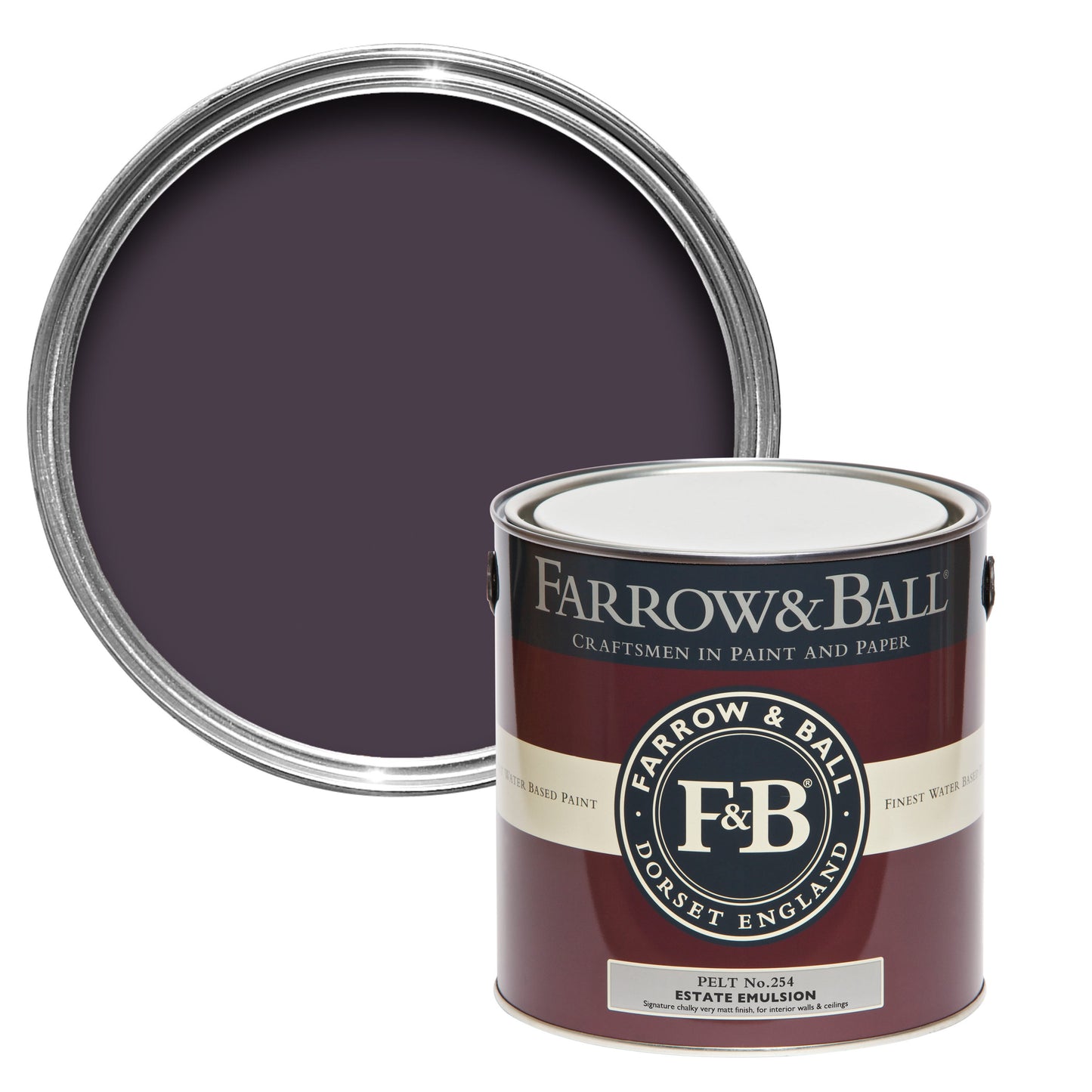 Farrow & Ball 2.5L Exterior Eggshell Pelt No.254