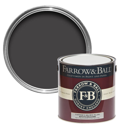 Tin Farrow & Ball 2.5L Modern Emulsion Tanners Brown No.255