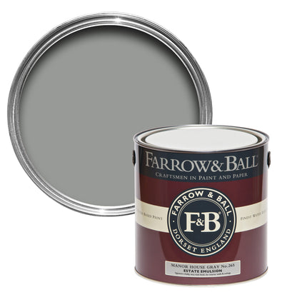 2.5L Estate Emulsion Manor House Gray No.265Farrow & Ball