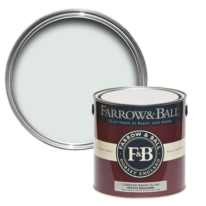 Farrow & Ball 2.5L Exterior Eggshell Cabbage White No.269