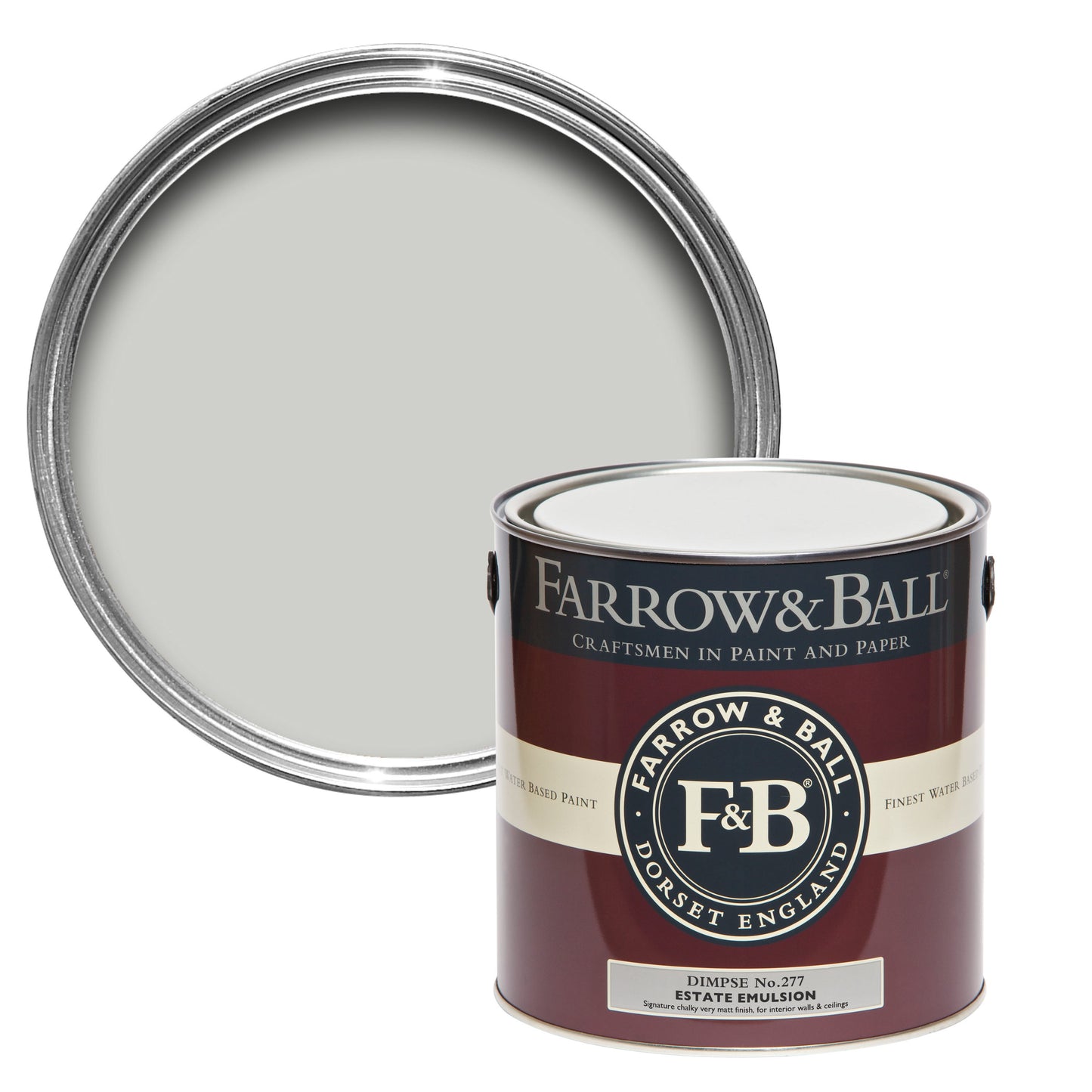Farrow & Ball 2.5L Modern Eggshell Dimpse No.277