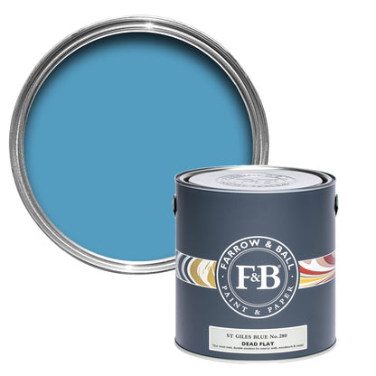 Farrow & Ball Multi Surface 2.5L Dead Flat St Giles Blue No.280