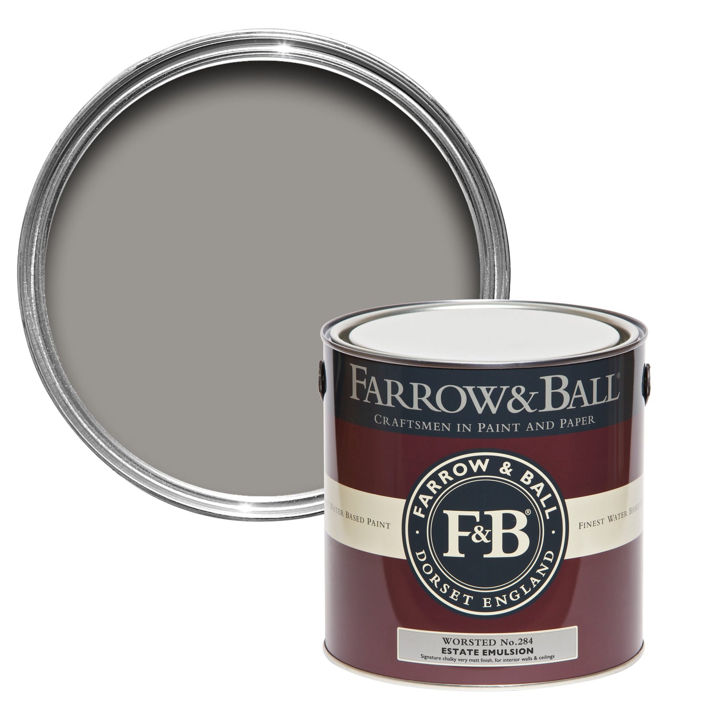 Farrow & Ball 750ml Modern Eggshell Worsted No.284