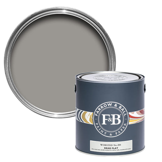 Farrow & Ball Multi Surface 5L Dead Flat Worsted No.284