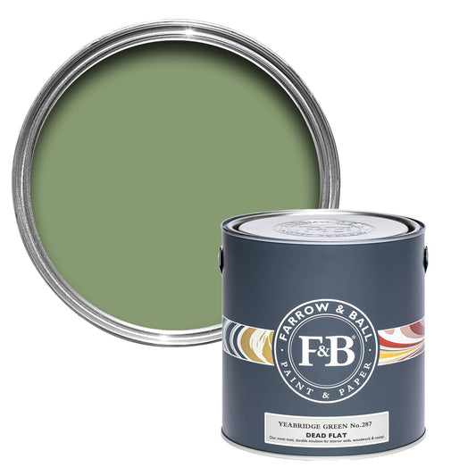 Farrow & Ball Multi Surface 5L Dead Flat Yeabridge Green No.287