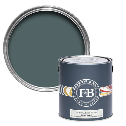 Farrow & Ball Multi Surface 5L Dead Flat Inchyra Blue No.289