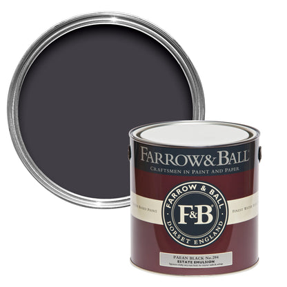 Tin Farrow & Ball 2.5L Modern Emulsion Paean Black No.294
