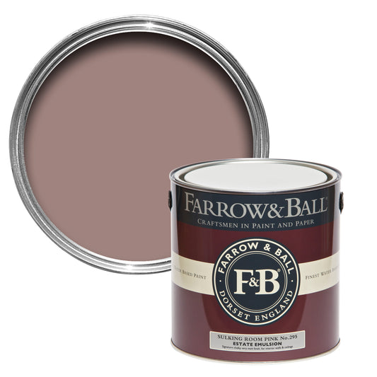 Farrow & Ball 2.5L Modern Eggshell Sulking Room Pink No.295