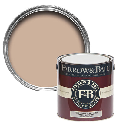 Farrow & Ball 2.5L Exterior Eggshell Templeton Pink No.303