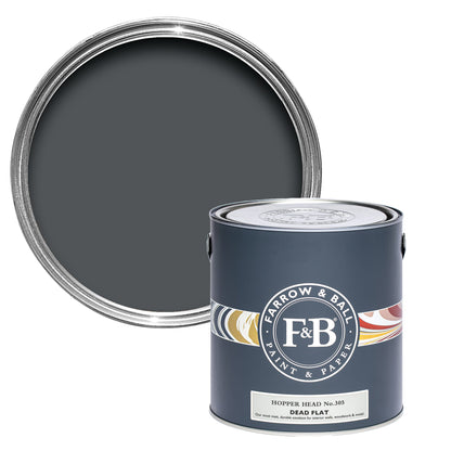 Farrow & Ball Multi Surface 2.5L Dead Flat Hopper Head No.305