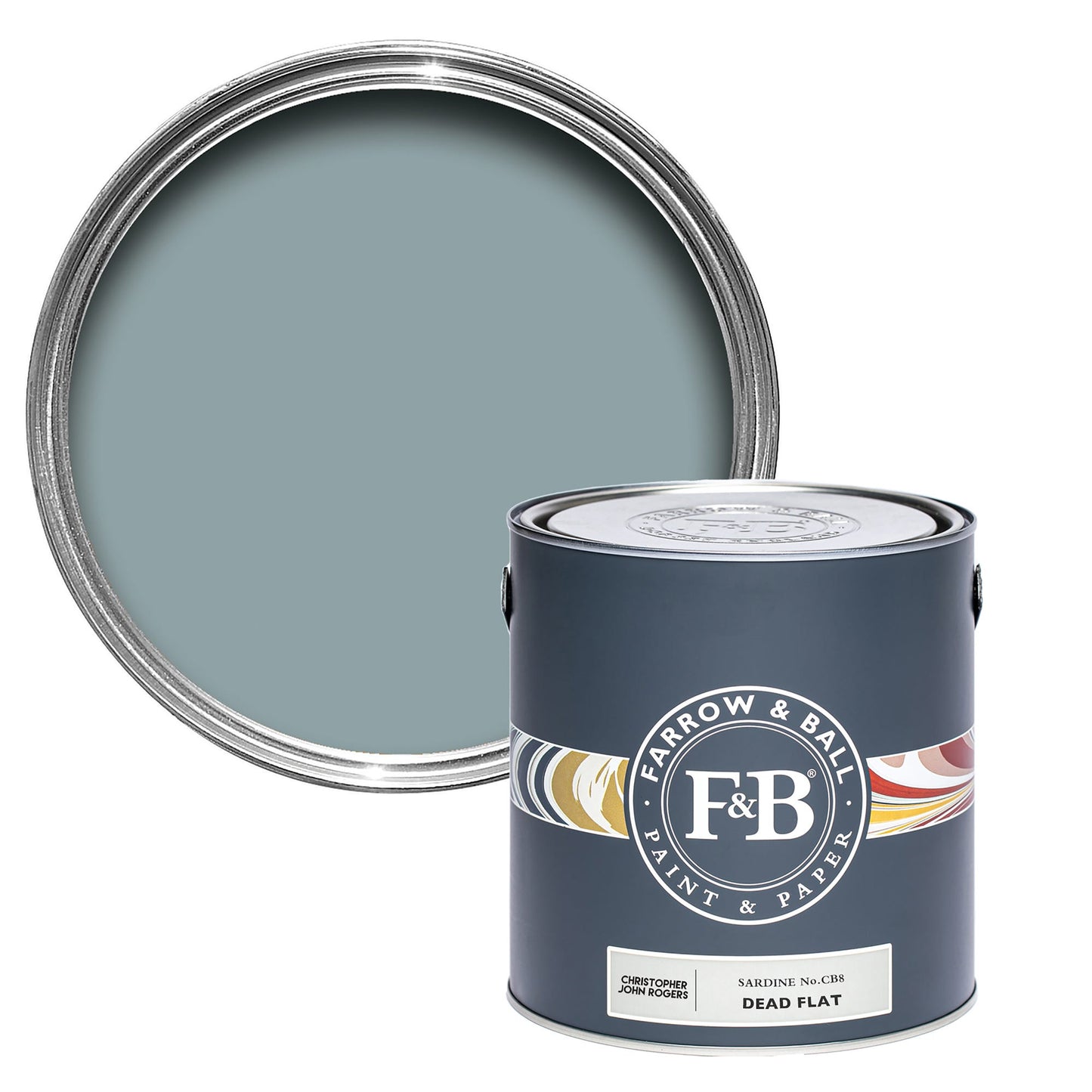 Farrow & Ball Multi Surface 2.5L Dead Flat Sardine No.CB8