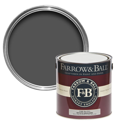 Farrow & Ball 750ml Flat Eggshell Tar No.CC1