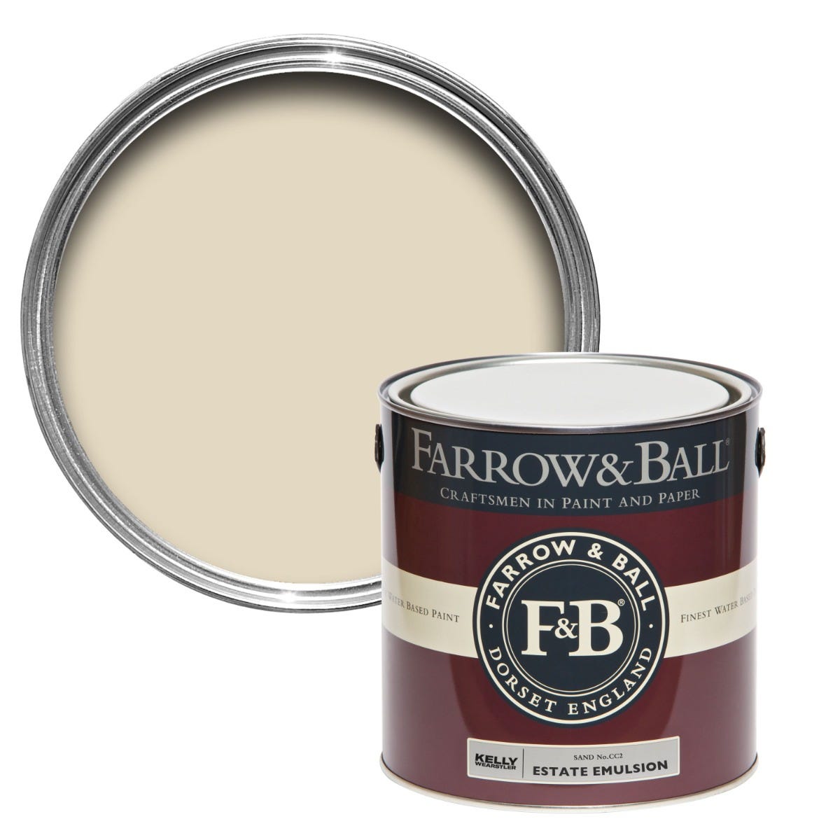 Farrow & Ball 750ml Modern Eggshell Light Sand No.CC2