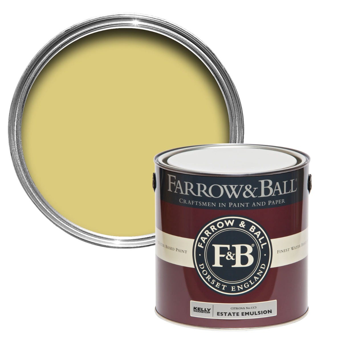 Farrow & Ball 750ml Modern Eggshell Citrona No.CC3