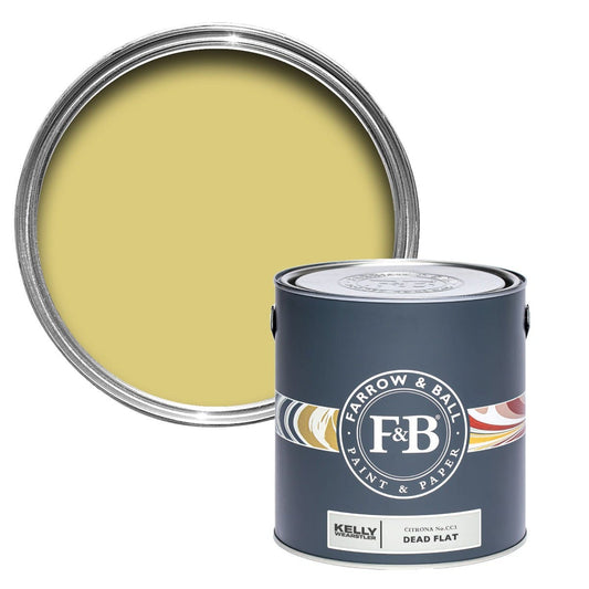 Farrow & Ball Multi Surface 2.5L Dead Flat Citrona No.CC3
