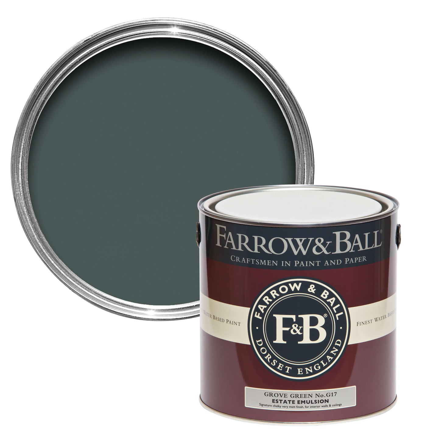 Farrow & Ball 750ml Modern Eggshell Grove Green No.G17
