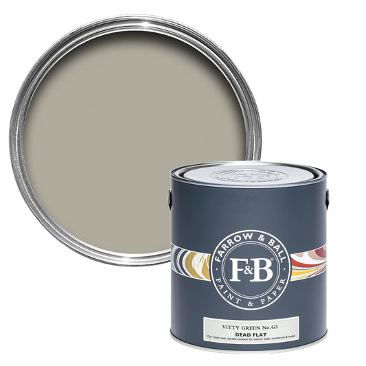 Farrow & Ball Multi Surface 750ml Dead Flat Vitty Green No.G3