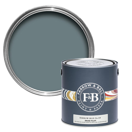 Farrow & Ball Multi Surface 5L Dead Flat Barrow Blue No.G8