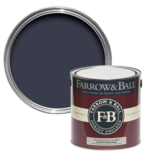 Tin Farrow & Ball 2.5L Modern Emulsion Titmouse Blue No.W24