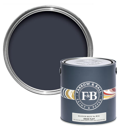 Farrow & Ball Multi Surface 2.5L Dead Flat Titmouse Blue No.W24