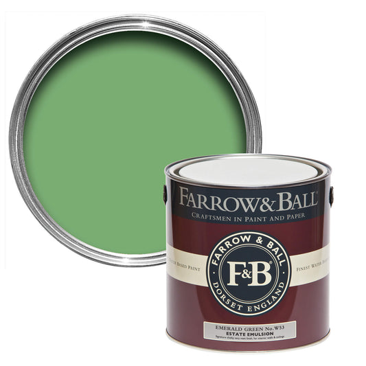 Tin Farrow & Ball 2.5L Modern Emulsion Emerald Green No.W53