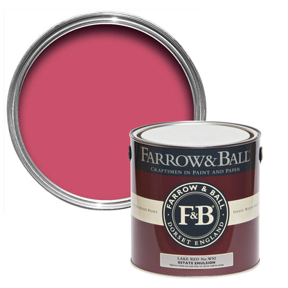 Farrow & Ball 2.5L Modern Eggshell Lake Red No.W92