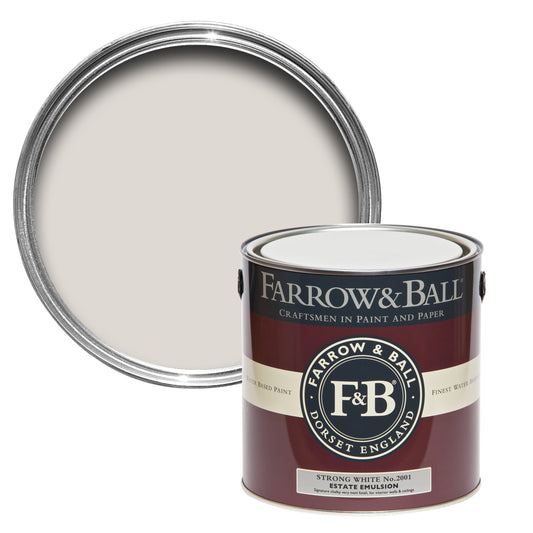 Tin Farrow & Ball 2.5L Modern Emulsion Strong White No.2001