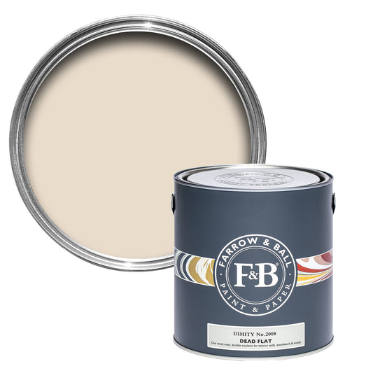 Farrow & Ball Multi Surface 5L Dead Flat Dimity No.2008