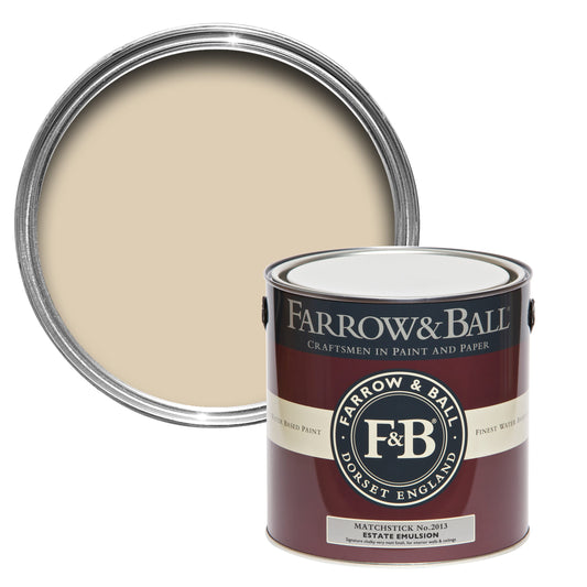 Farrow & Ball 2.5L Exterior Eggshell Matchstick No.2013