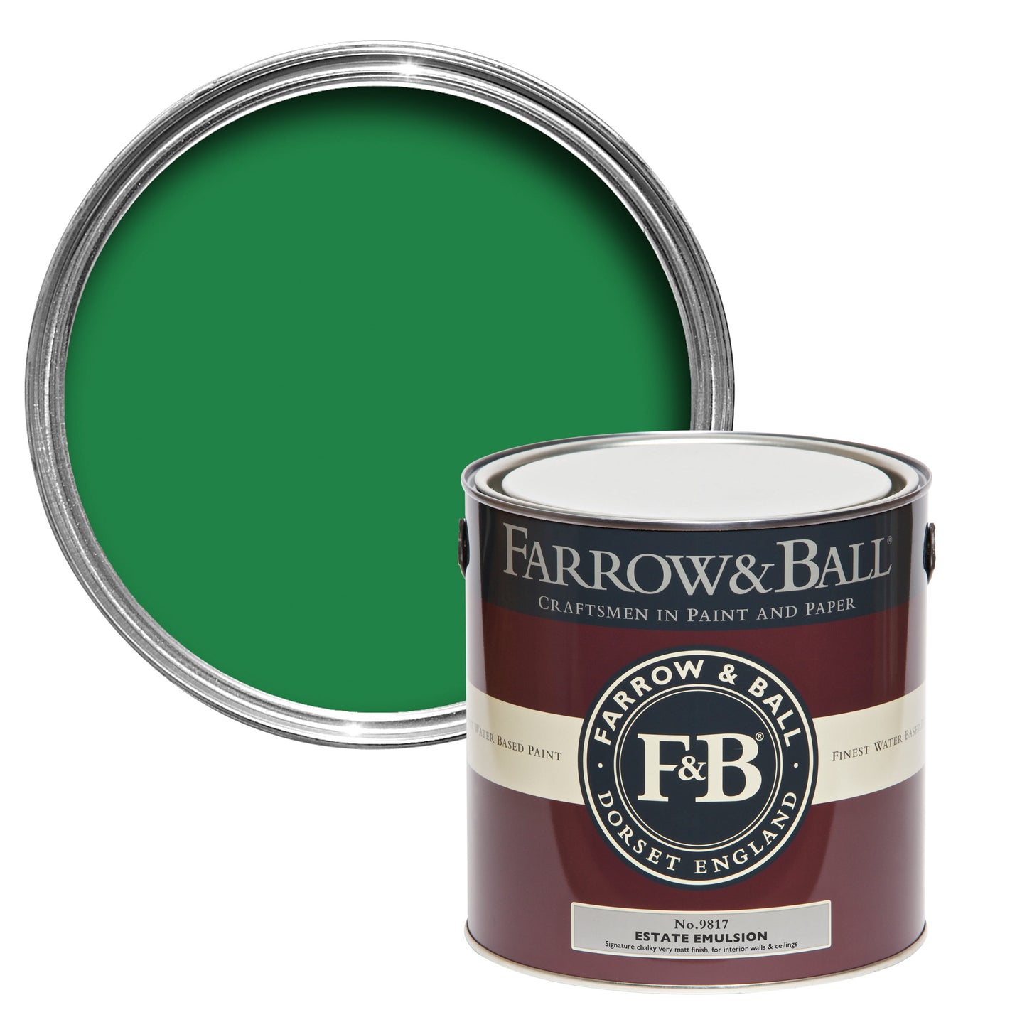 Farrow & Ball 2.5L Modern Eggshell Danish Lawn No.9817