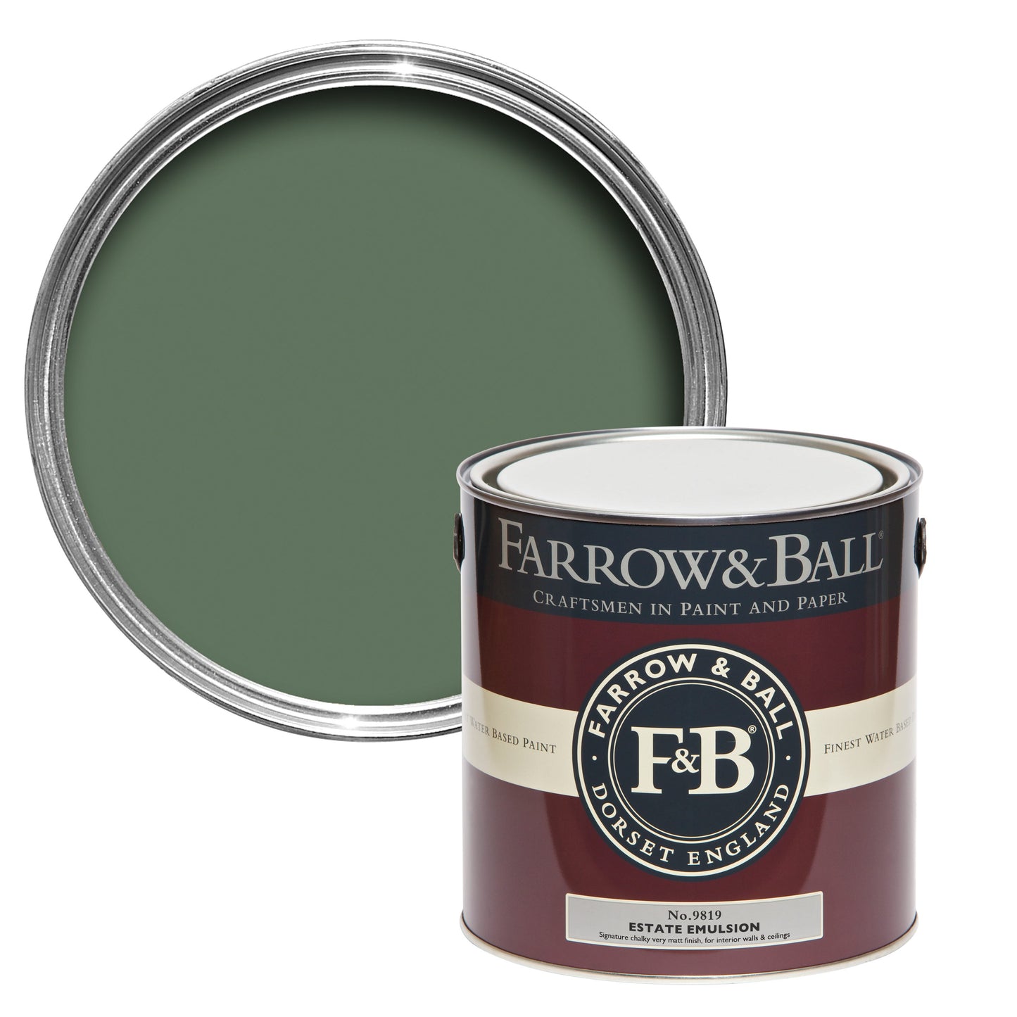 Tin Farrow & Ball 2.5L Modern Emulsion Dyrehaven No.9819