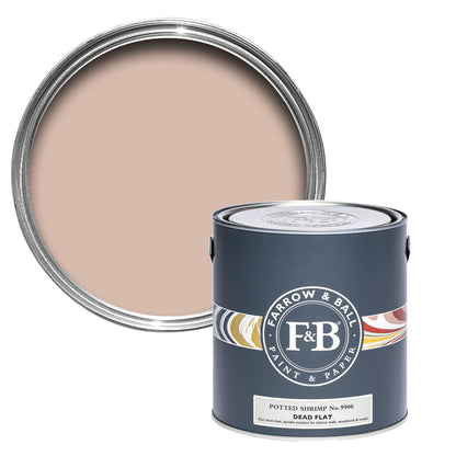 Farrow & Ball Multi Surface 2.5L Dead Flat Potted Shrimp No.9906