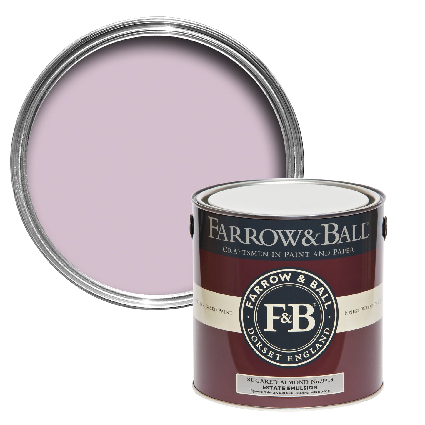 Farrow & Ball 2.5L Exterior Eggshell Sugared Almond No.9913