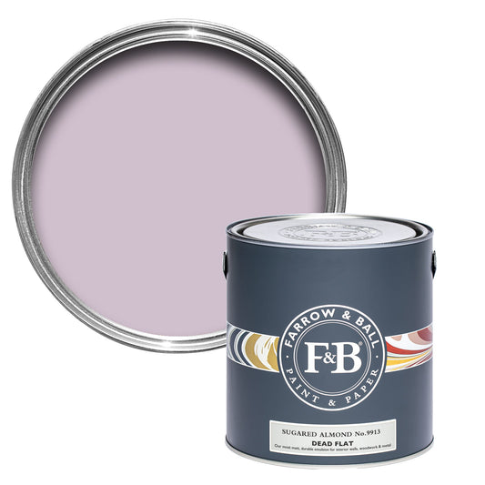 Farrow & Ball Multi Surface 5L Dead Flat Sugared Almond No.9913