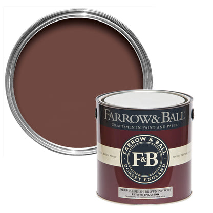 Farrow & Ball 2.5L Modern Eggshell Deep Reddish Brown No.W101
