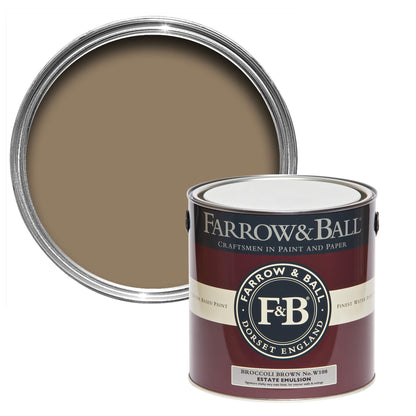Farrow & Ball 2.5L Exterior Eggshell Broccoli Brown No.198