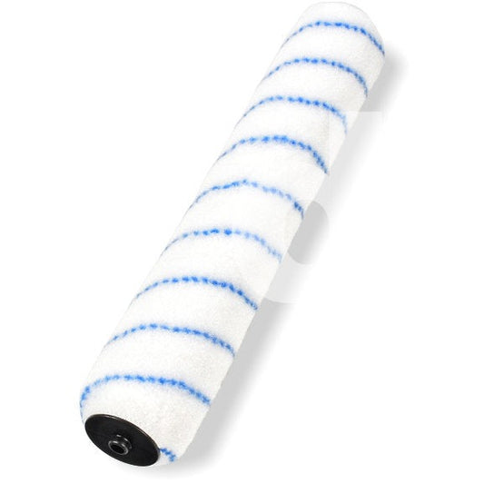 15" Nylon Blue Stripe Medium Pile Floor Roller Solvent Resistant