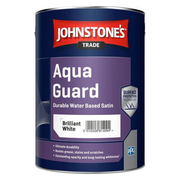 Johnstones Trade Aqua Guard Satin Brilliant White