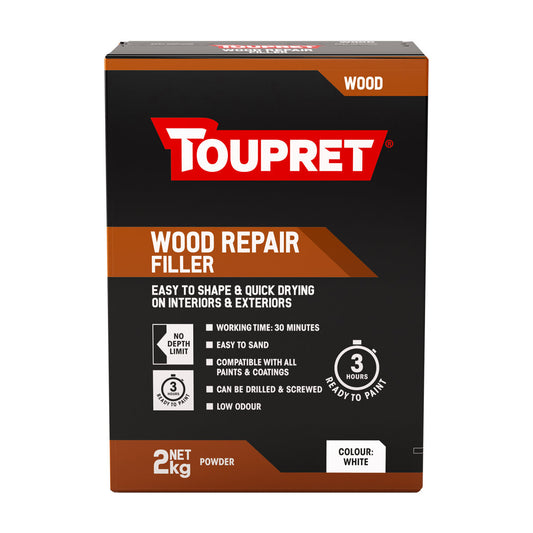 Toupret Wood Repair Filler White - 2 Kg