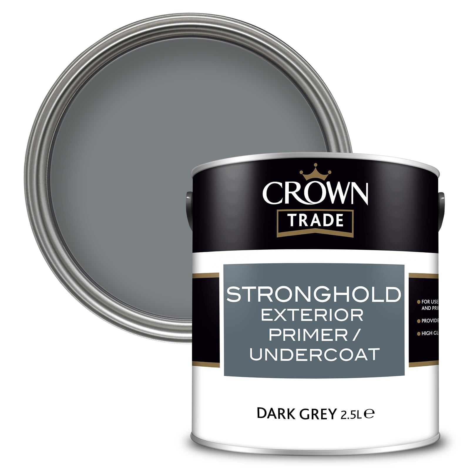 Exterior Primer & Undercoat Paint - Grey - 750ml Exterior Primer & Undercoat Paint - Grey - 750ml