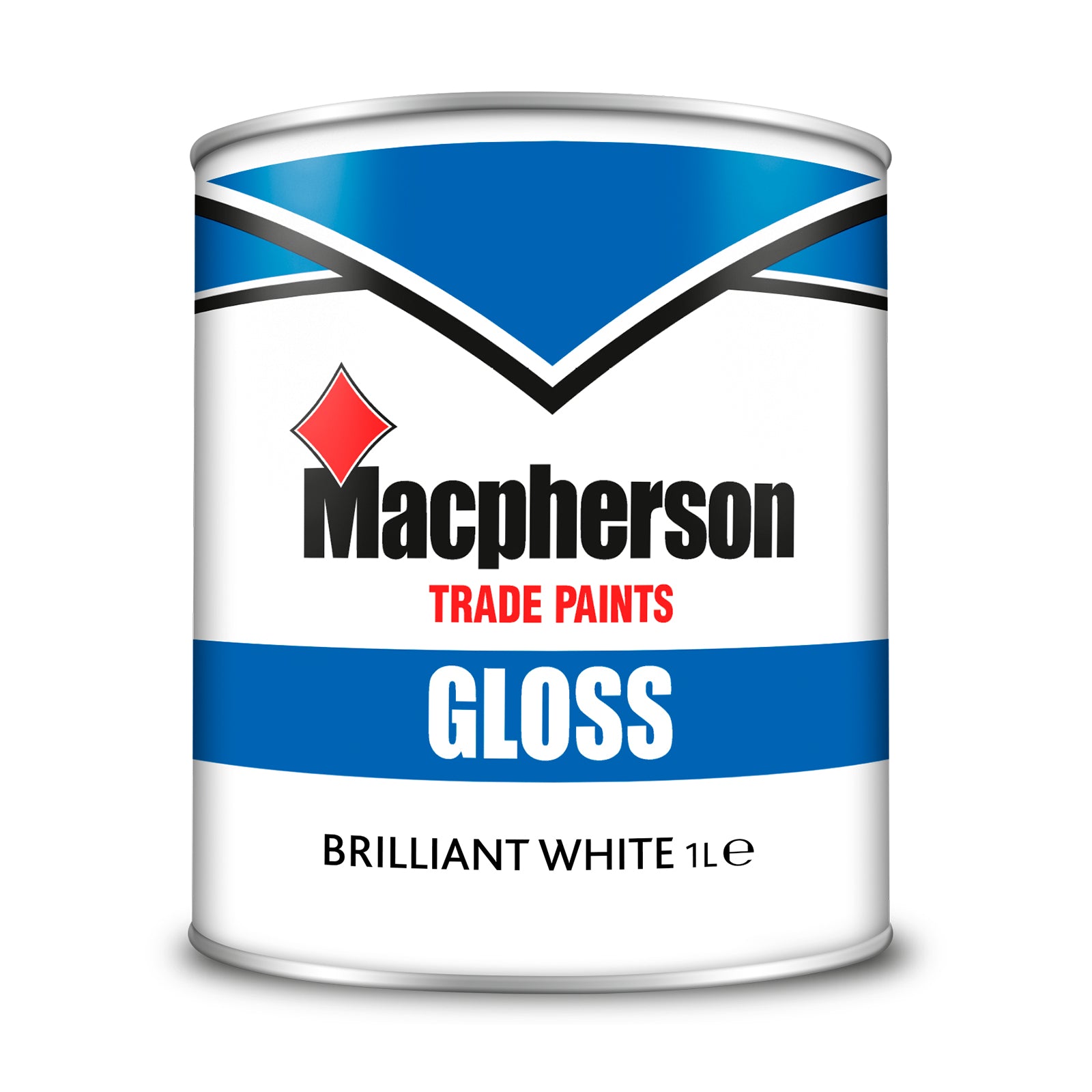 Macpherson Hardwearing High-Sheen Gloss Paint - Brilliant White