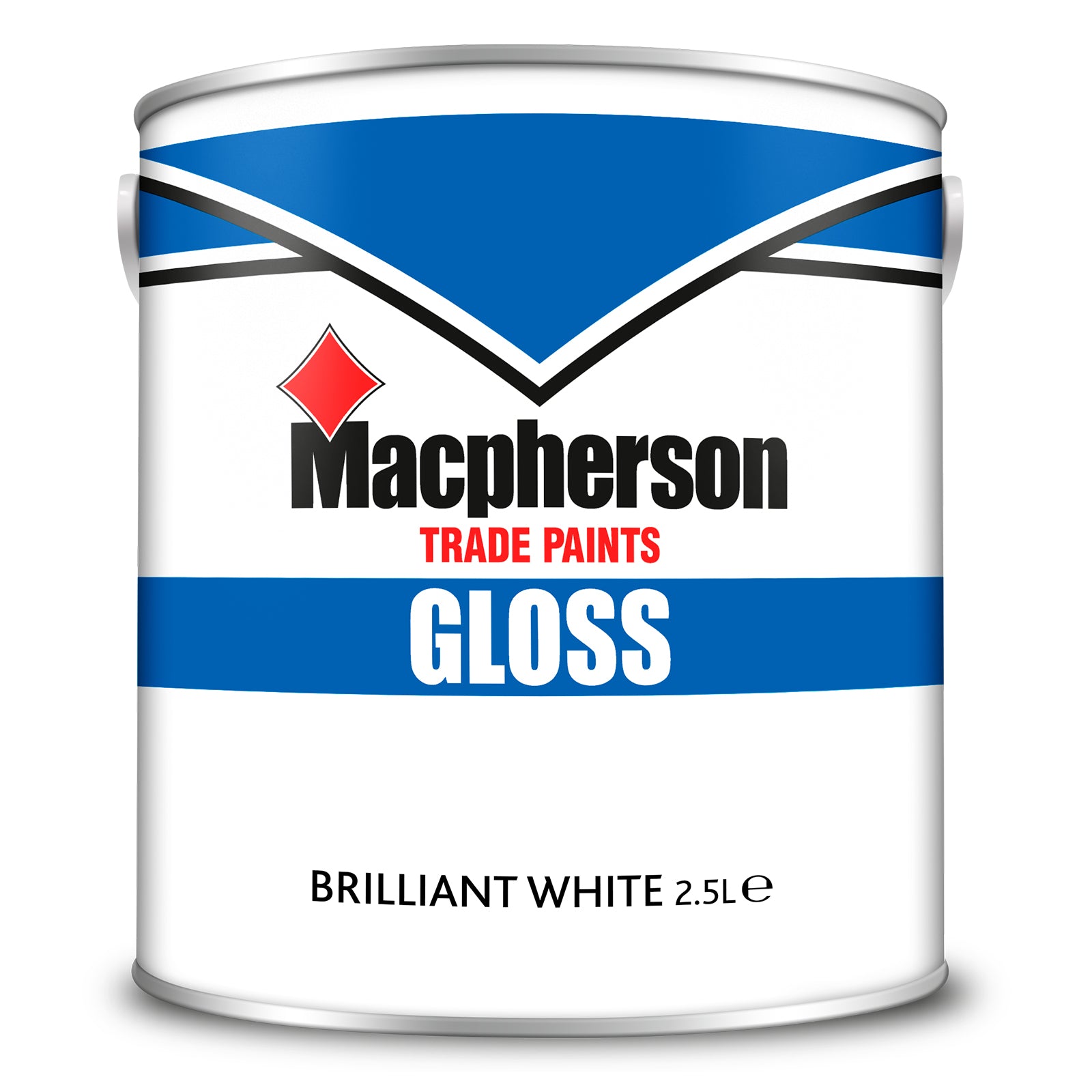 Macpherson Hardwearing High-Sheen Gloss Paint - Brilliant White