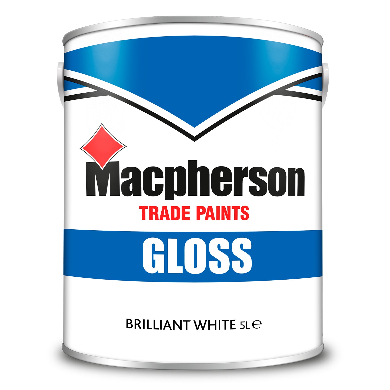 Macpherson Hardwearing High-Sheen Gloss Paint - Brilliant White